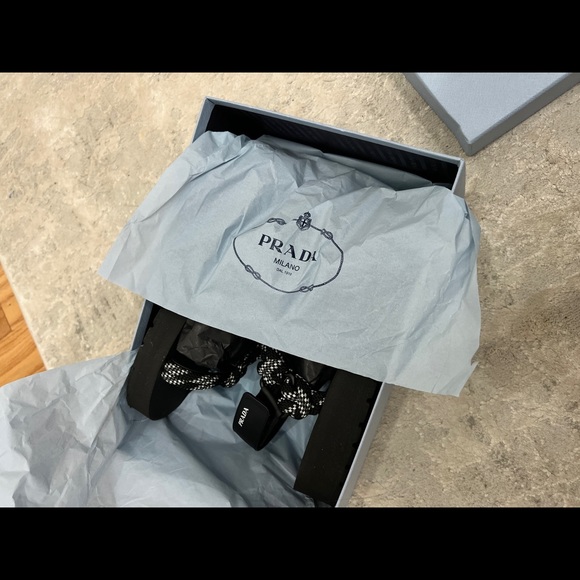 NEW Prada Women’s Canvas Sports Sandals - Picture 5 of 7